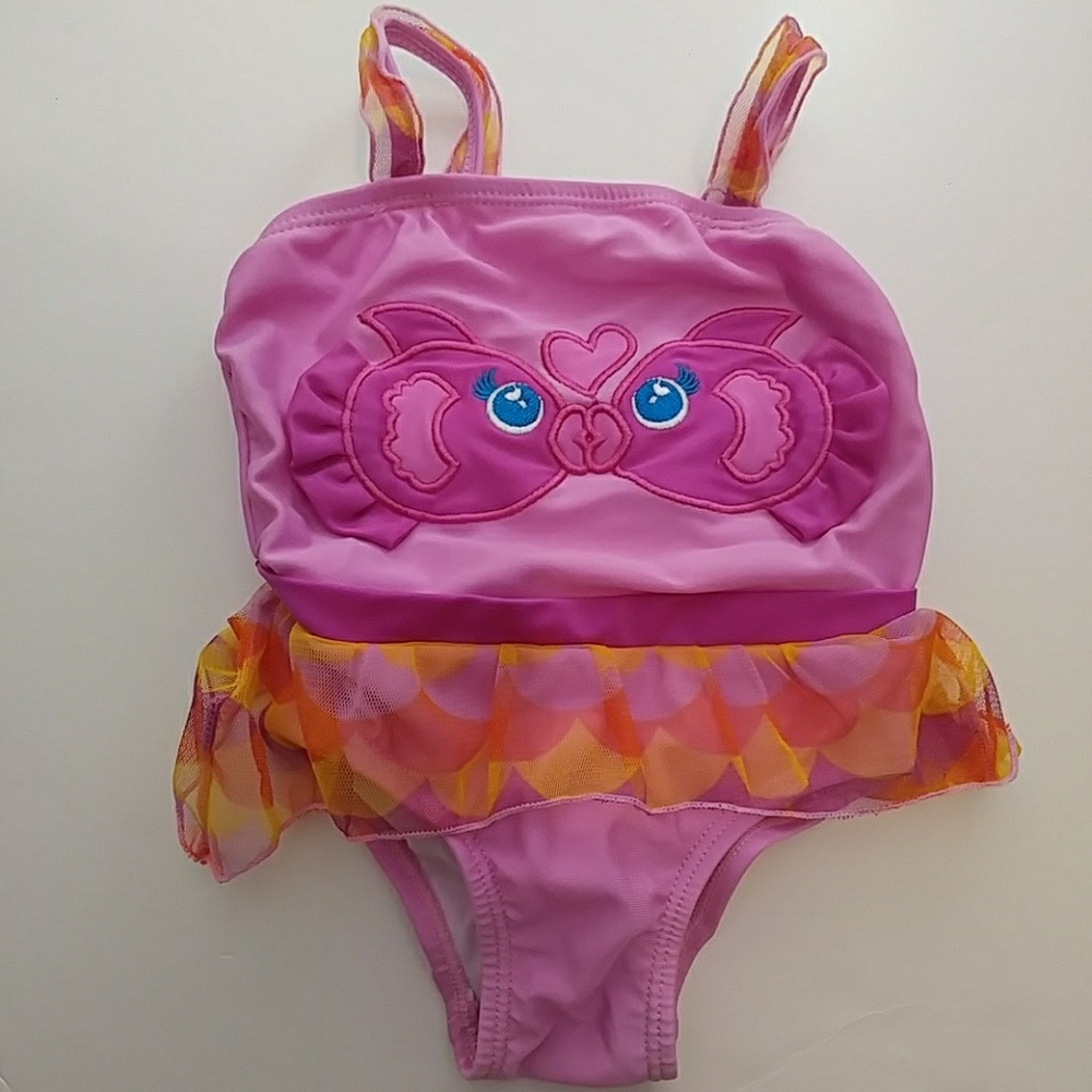 24 mos 💋 Kissing fish 🐠 one-piece swimsuit 💋
